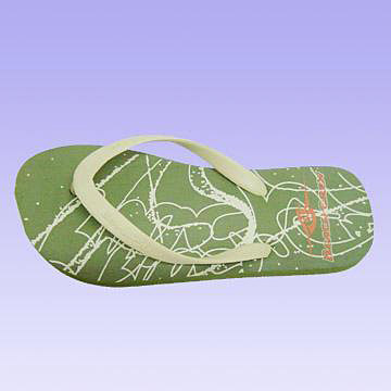  Men`s Beach Sandal with PVC Upper and Screen-Printed (Мужские Be h Сандал ПВХ Верхний и сериграфированного)