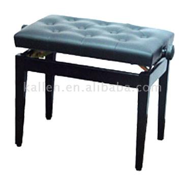  Wooden Piano Stool (Tabouret en bois Piano)