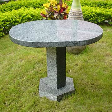  Polished Oval Table (Poli Table Ovale)