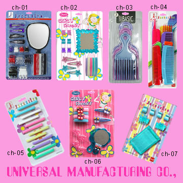  Hair Accessory Sets with Cards (Cheveux Ensembles d`accessoires avec Cartes)