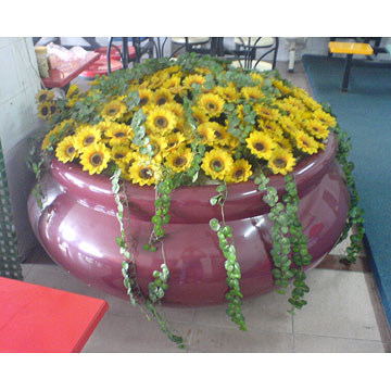  Fiberglass Flowerpot (Fiberglas Blumentopf)