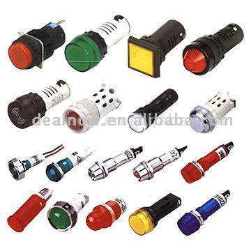 LED Push Button Switches and LED lamp (Светодиодные Push Button Выключатели и светодиодные лампы)