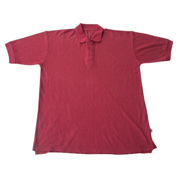  55% Hemp/45% Cotton Button-Down Collar T-Shirt (55%% Hemp/45 Cotton Button-Down T-Shirt Col)