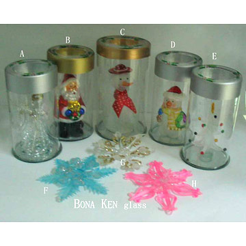  Glass Candle Holders (For Tea Lights) ( Glass Candle Holders (For Tea Lights))
