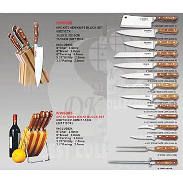  6pc Kitchen Knife Set (6pc кухни Набор ножей)