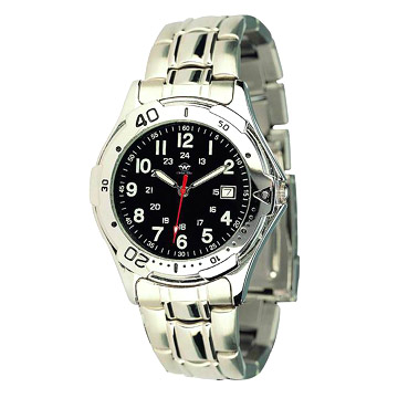  Metal Quartz Watch with Date (Металл кварцевые часы с датой)