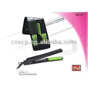  E038 Professional Tourmaline Ceramic Hair Straightener Kit (E038 Профессиональные Турмалин Керамические Волосы Straightener Kit)