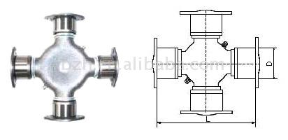  Universal Joint with 4 Welded Plate Bearings