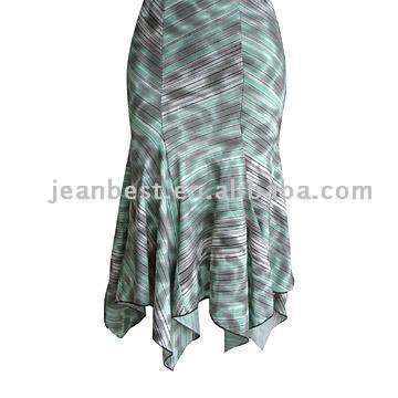  Silk Printed Skirt (Jupe en soie imprimée)