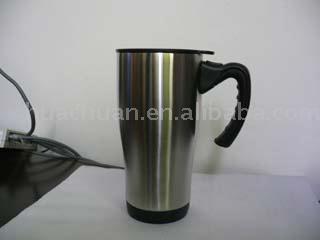  16oz. Double-Wall Stainless Steel Travel Mug with Handle (16oz. С двойными стенками из нержавеющей стали путешествий Кружка с ручкой)