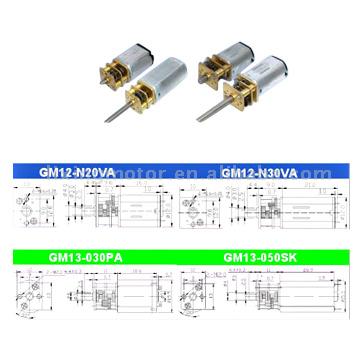  DC Gear Motors (DC-Getriebemotoren)