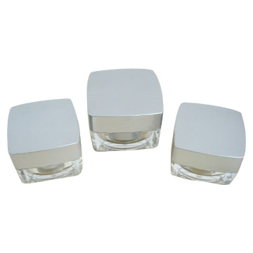  Square Acrylic Jars (Площадь акриловые банки)