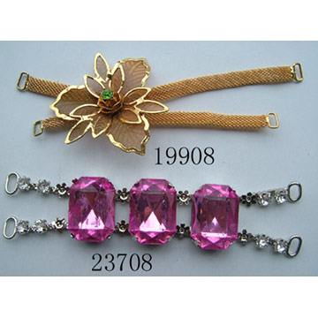  Ladies` Footwear Chains with Rhistone
