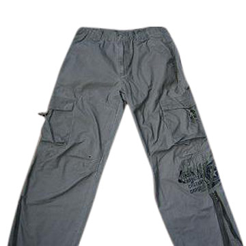Men`s Pigment Dyed Canvas Pants