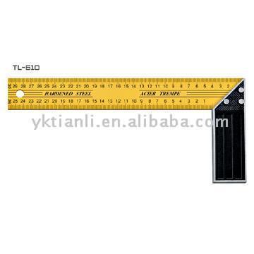  Steel Try Square (Yellow Painted) ( Steel Try Square (Yellow Painted))
