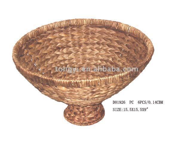  Cup Basket of Banana Leaf (Coupe du Panier de Banana Leaf)