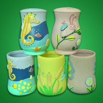  Vinyl Cup and Pencil Vase ( Vinyl Cup and Pencil Vase)