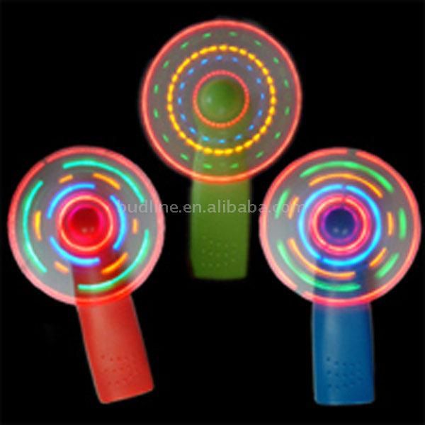  Mini Multi Color LED Fan (Мини многоцветный светодиодный вентилятор)