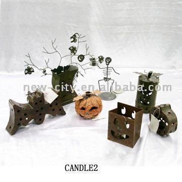  Candle Holders-All Saint`s Day design (Подсвечники-день дизайн всех святых)