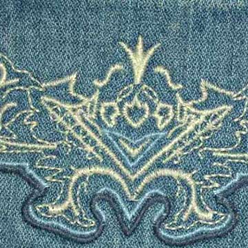  Embroidery (On Denim Garment) (Вышивка (На Джинсовая одежда))