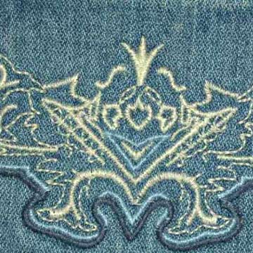 Stickereien (On Denim Garment) (Stickereien (On Denim Garment))