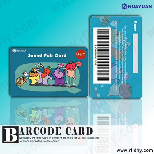  PVC Barcode Card (Штрих-код карты ПВХ)