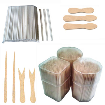  Wooden and Bamboo Toothpick (Бамбуковые и деревянные зубочистки)