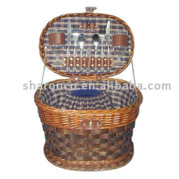  Wicker Picnic Basket (Плетеная Корзина для пикника)