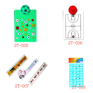  Clip Boards, Rulers, Stencil (Clip-Boards, Lineale, Stencil)