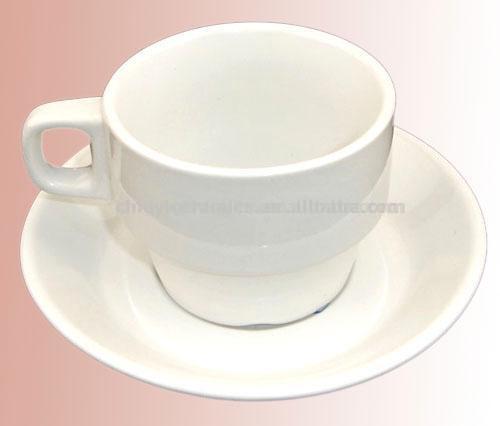  Ceramic Cup and Saucer (Керамическая чашка с блюдцем)