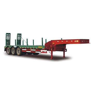  3-Axle Low Bed Semi-Trailer (3 essieux Low Bed semi-remorque)