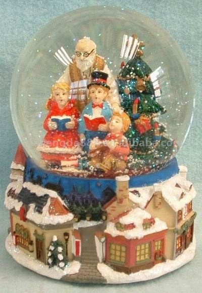  Christmas Snow Globe (Weihnachten Schneekugel)