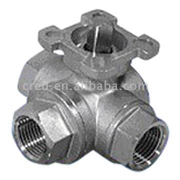  Ball Valve with Mounting Pad ( Ball Valve with Mounting Pad)
