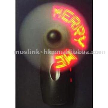  Programmable LED Mini Fan ( Programmable LED Mini Fan)