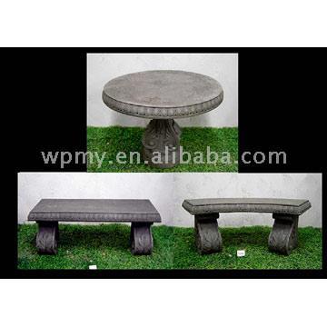  Fiberglass Table Set (Стеклопакетами столовый набор)