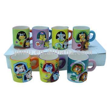  Dolomite Cartoon Mug S/6 ( Dolomite Cartoon Mug S/6)