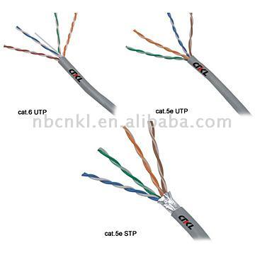  Cat.6 & Cat.5e UTP / STP Lan Cable (Cat.6 & Cat.5e UTP / STP-LAN-Kabel)