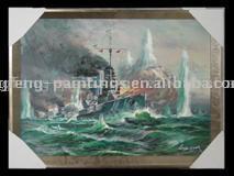  Oil Painting (Boat) (Масляной живописи (лодка))