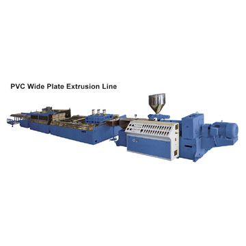  PVC Wide Plate Extrusion Line (PVC Extrusion Line Wide Plate)
