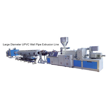  Large Diameter UPVC Wall Pipe Extrusion Line (Grand diamètre UPVC paroi de la conduite de ligne d`extrusion)