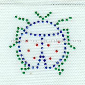  Crustacea Rhinestone Motif (Crustacés Motif Strass)