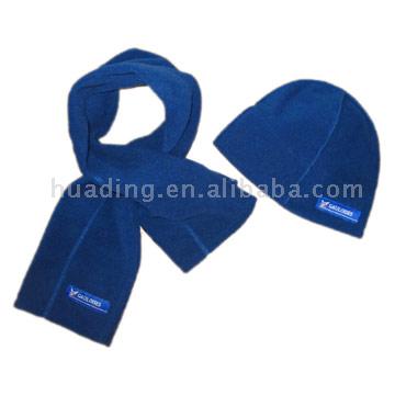  Fleece Hat and Scarf
