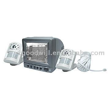 5,7 "S / W CCTV Surveillance System mit PIR-Funktion (5,7 "S / W CCTV Surveillance System mit PIR-Funktion)