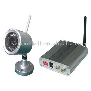  2.4GHz Wireless Camera CCTV A/V Transmission System (2.4GHz Беспроводная камера видеонаблюдения A / V системы передачи информации)