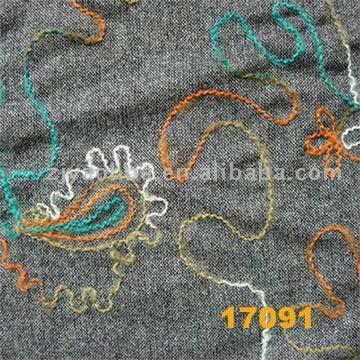  Wool Embroidery Fabric