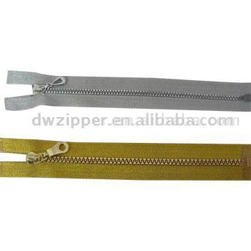  5# Silver & Golden Plastic Zippers (5 # & Серебро Золотая молния)
