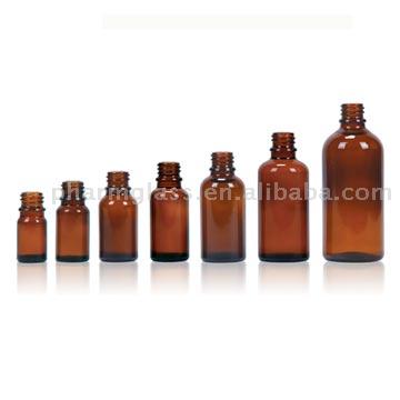  Amber Glass Bottles (Янтарный Стеклянные бутылки)