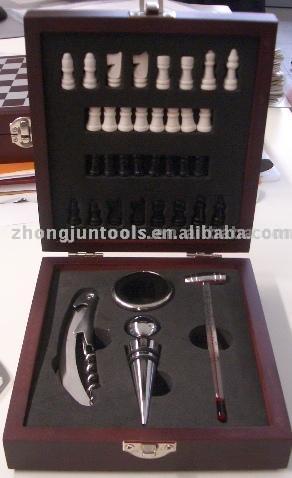  Wine Gift Box with 4pcs Accessories