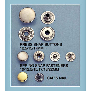  Press Snap Buttons & Spring Snap Fasteners (Presse Snap Buttons & Spring Druckknöpfe)