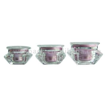 Acrylic Cream Jars